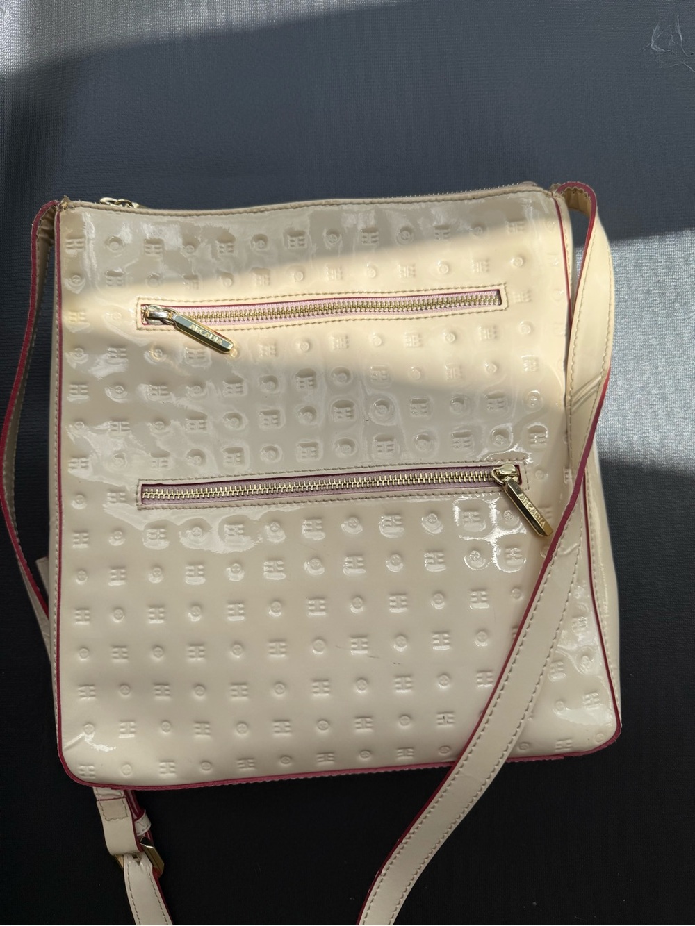 Arcadia Cream Crossbody Bag